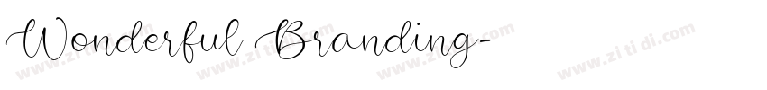 Wonderful Branding字体转换